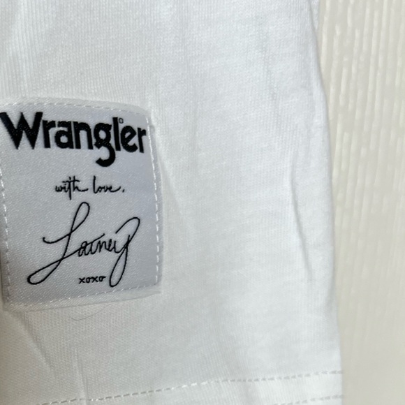 Lainey Wilson X Wrangler Red White and Blue Tee Size XS - Picture 4 of 5
